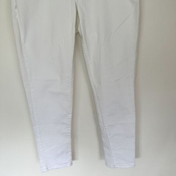 INC International Concepts Denim Women’s White Mid Rise Straight Leg Jean - Picture 4 of 10